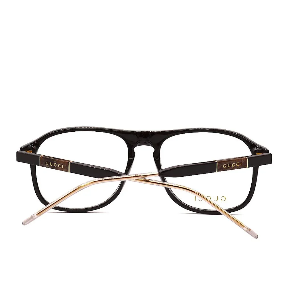 NEW GUCCI GG0844O 001 BLACK AUTHENTIC EYEGLASSES FRAME - Picture 10 of 12
